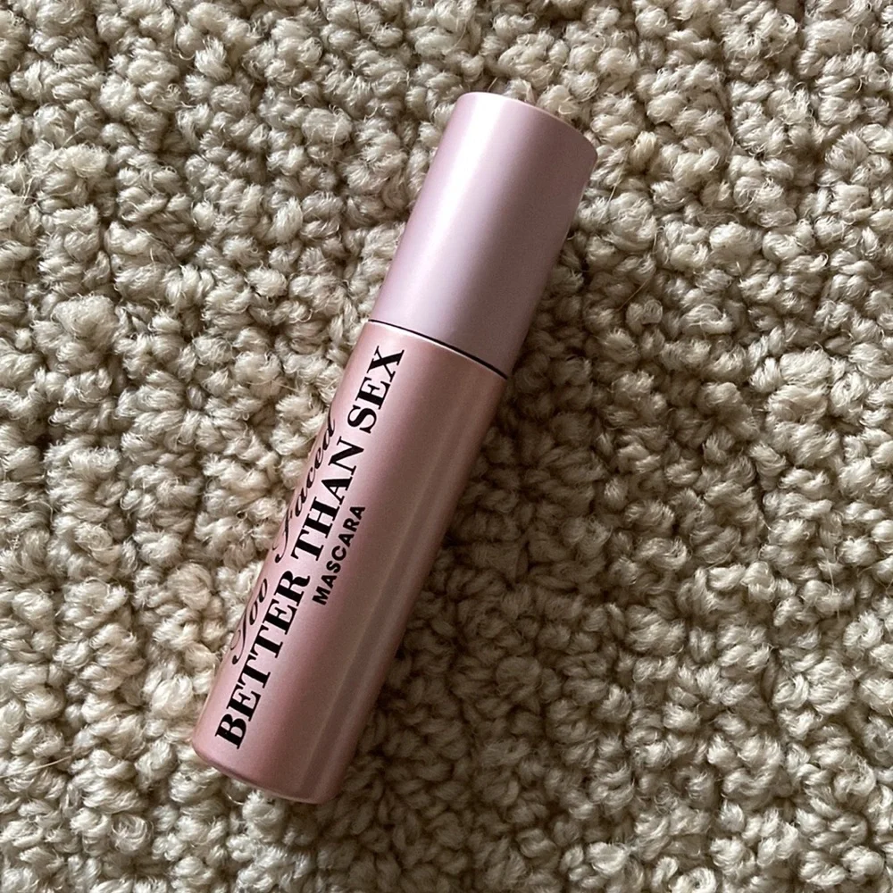 NEW Too Faced Better Than Sex Mascara Travel Size Mini Black 0.13 oz NWOB
